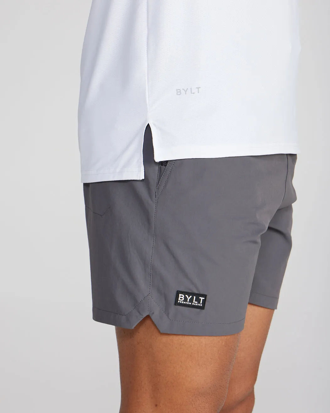 Pulse Long Sleeve Split-Hem Polo