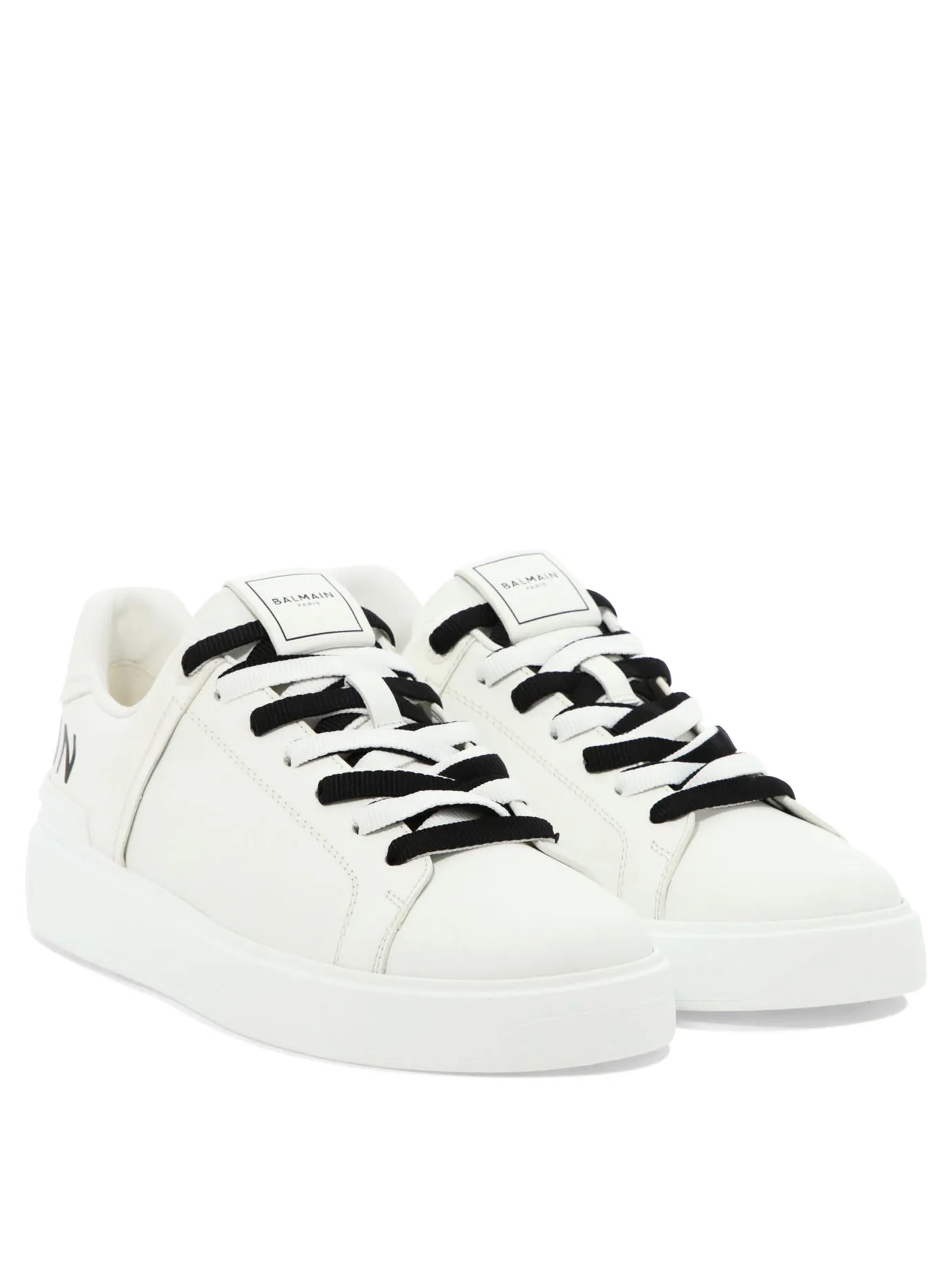 "B-COURT" SMOOTH LEATHER SNEAKERS