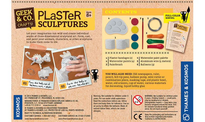 "Plaster Sculptures" - Craft Kit