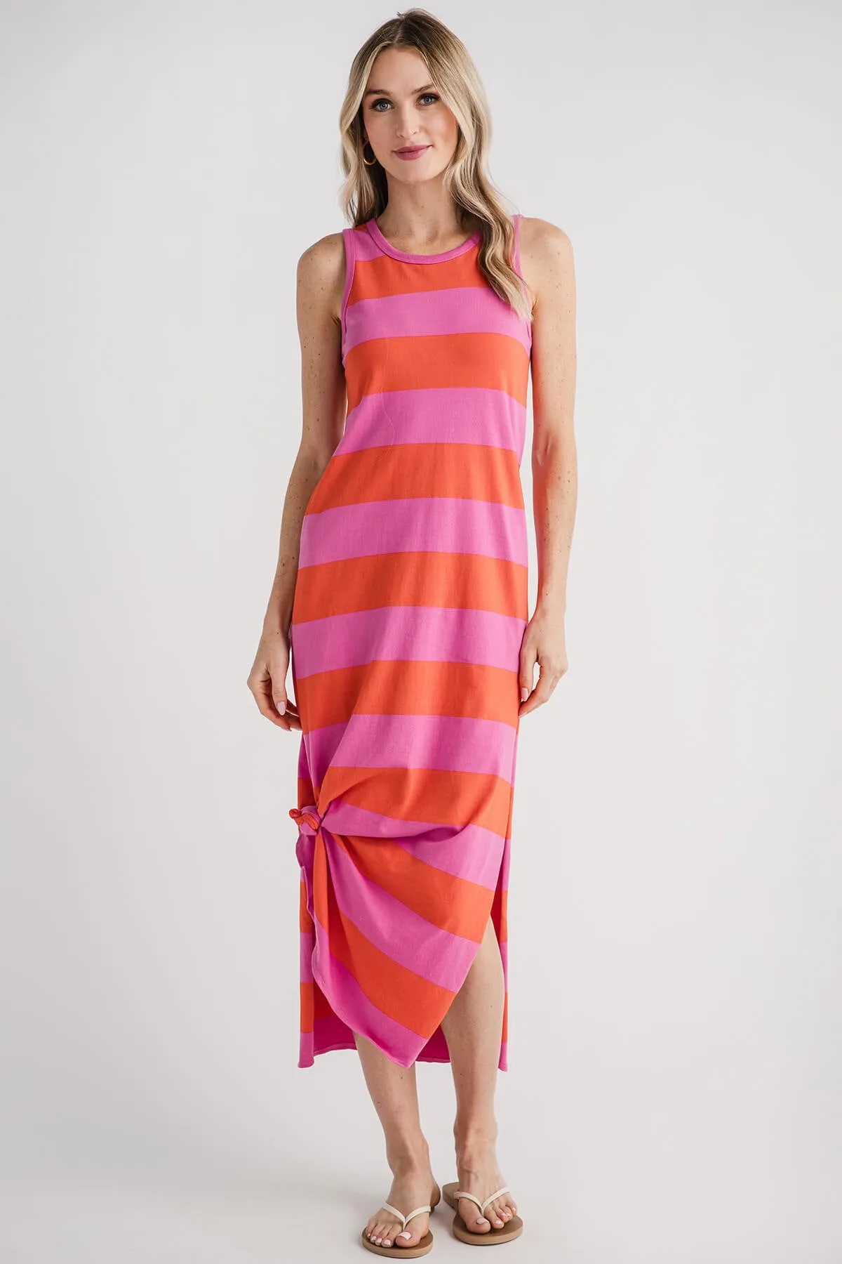 RD Style Striped Maxi Dress