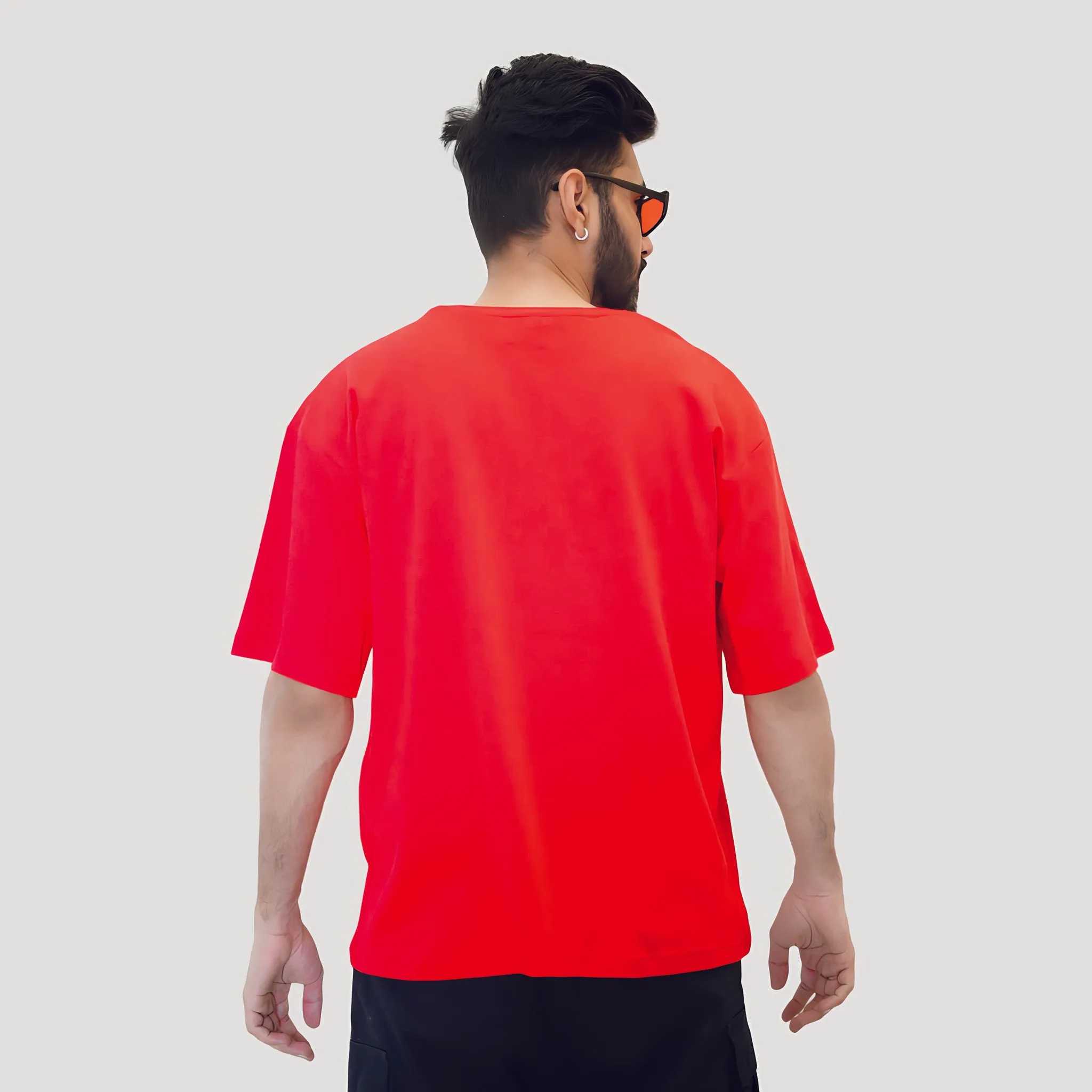 Red Unisex Relaxed Fit Anxiety T-shirt