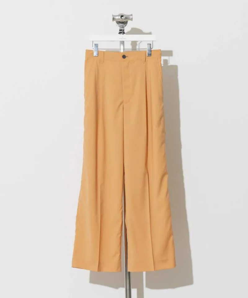 REDA ACTIVE Washable Wool One-Tuck Wide Pants