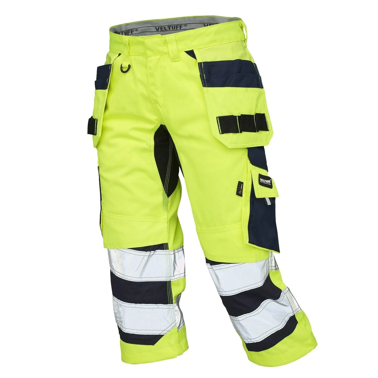 Reflex 3/4 Length Hi-Vis Trousers