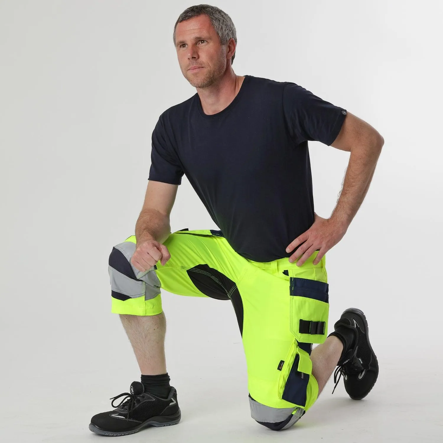 Reflex 3/4 Length Hi-Vis Trousers