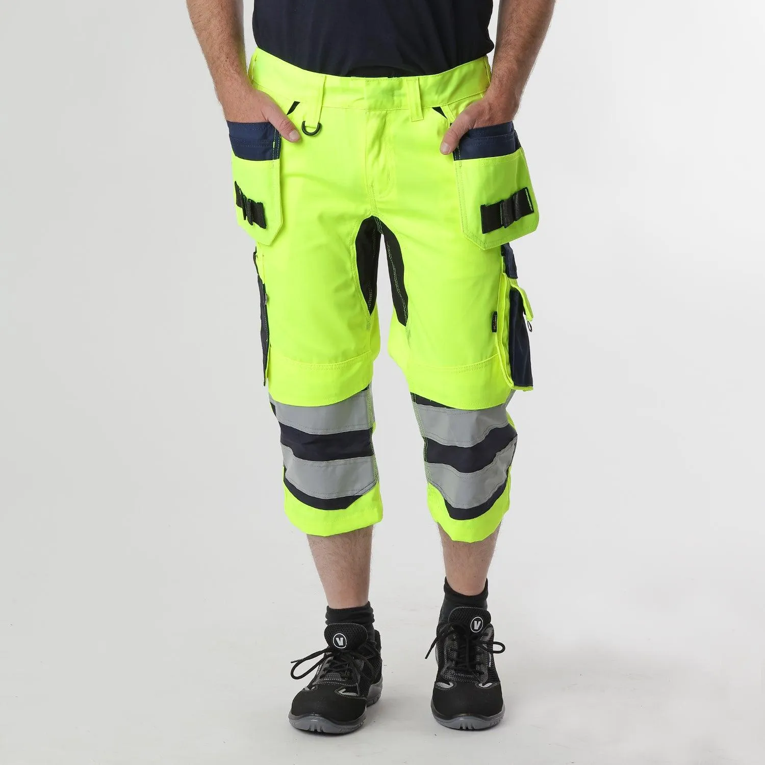 Reflex 3/4 Length Hi-Vis Trousers