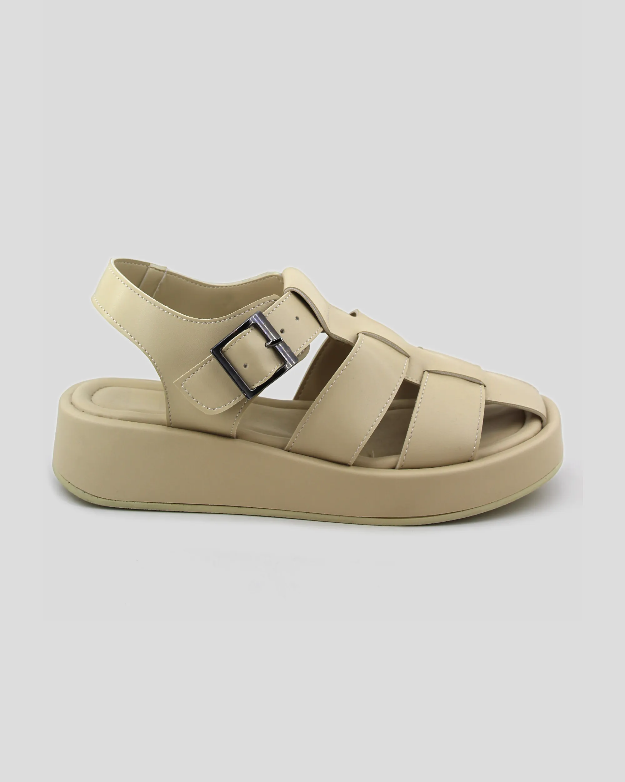 Sandalias Cangrejeras Beige