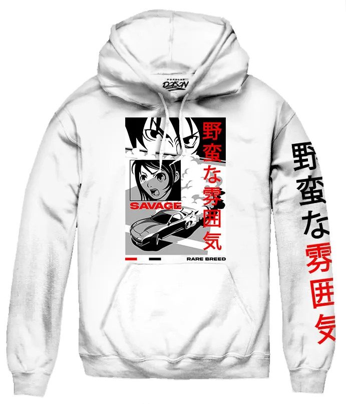 SAVAGE ANIME CARS HOODIE