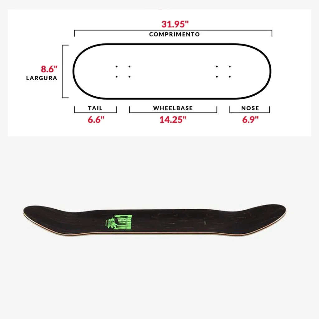 Shape Creature Logo Outline Stumps 8.6"