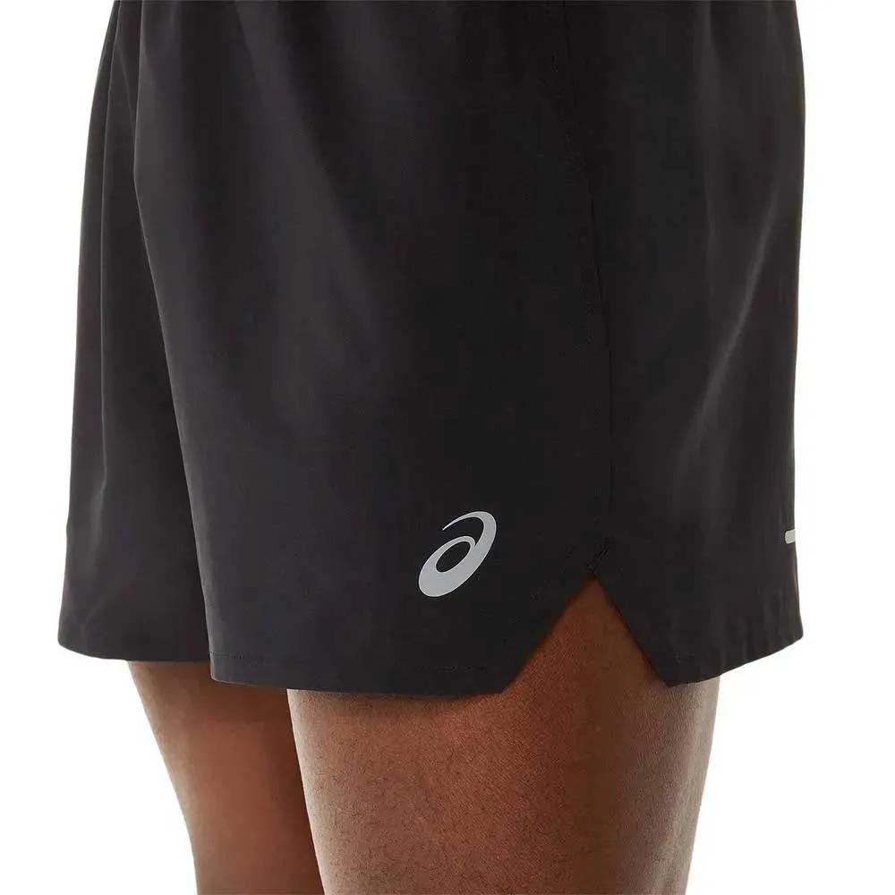 Short Corto Asics para Hombre Road 5in Short Negro