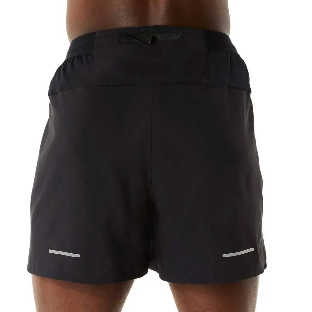 Short Corto Asics para Hombre Road 5in Short Negro