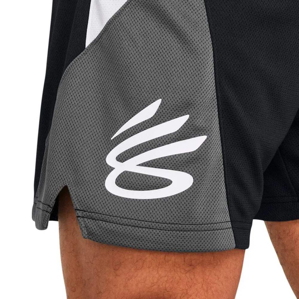 Short Largo Under Armour para Hombre Curry Splash Short Negro