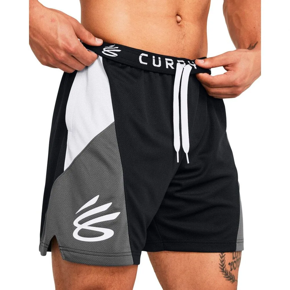 Short Largo Under Armour para Hombre Curry Splash Short Negro