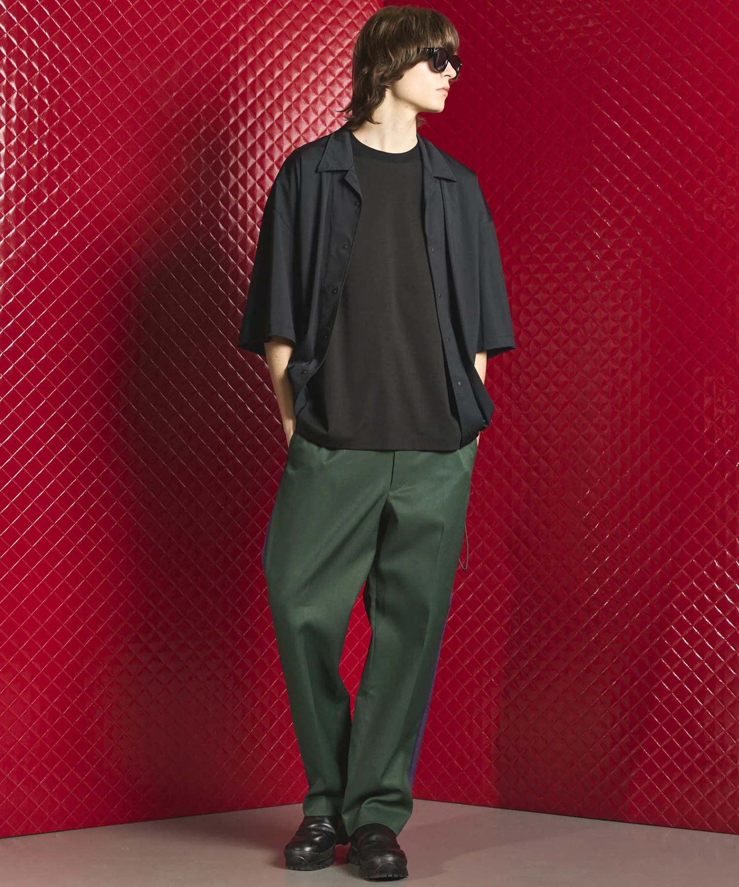 Side Line Twill Straight Pants