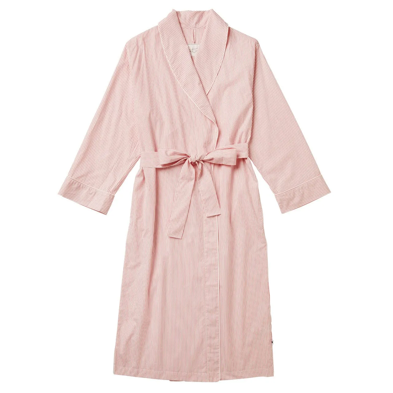 Simple Stripe Luxe Pima Shawl Collar Robe