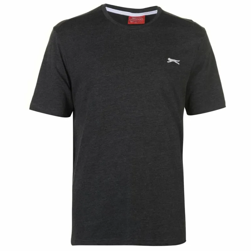 Slazenger Mens Plain T Shirt Crew Neck Tee Top Short Sleeve Lightweight Cotton