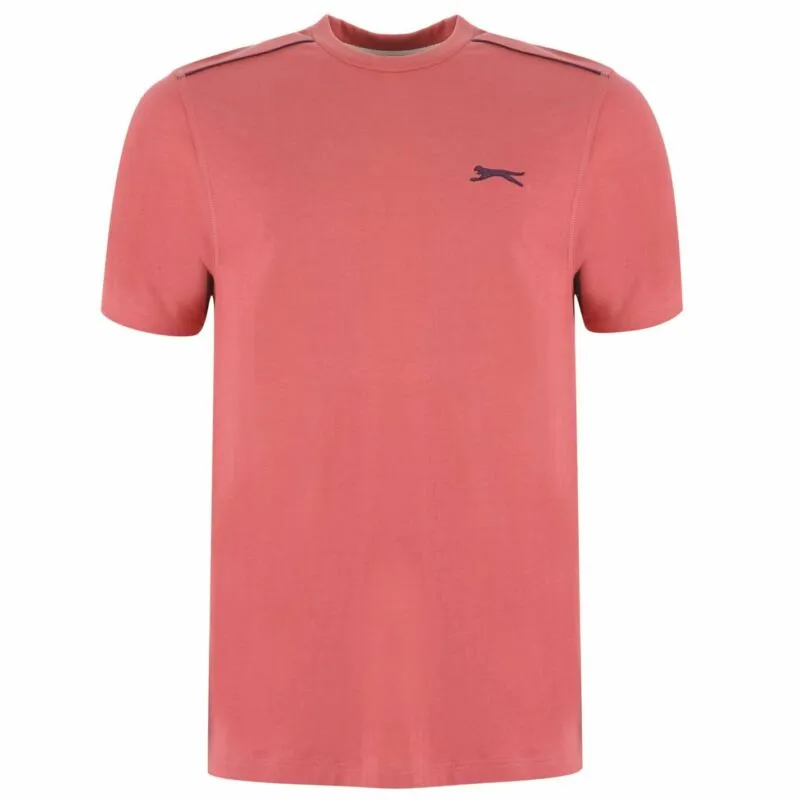 Slazenger Mens Plain T Shirt Crew Neck Tee Top Short Sleeve Lightweight Cotton