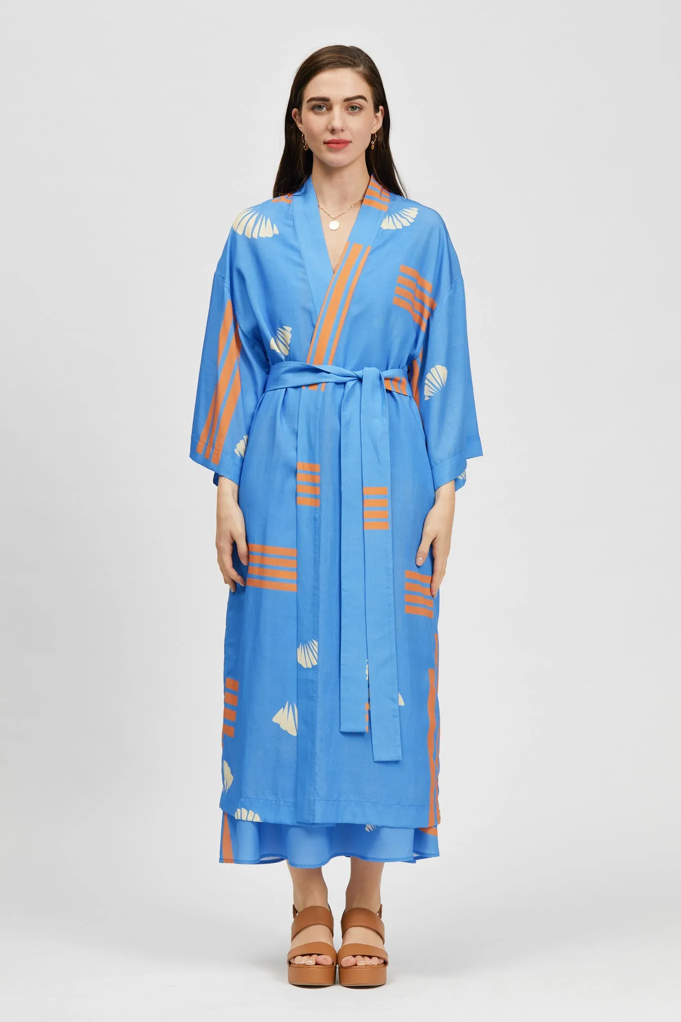 Sol Robe Concha Print