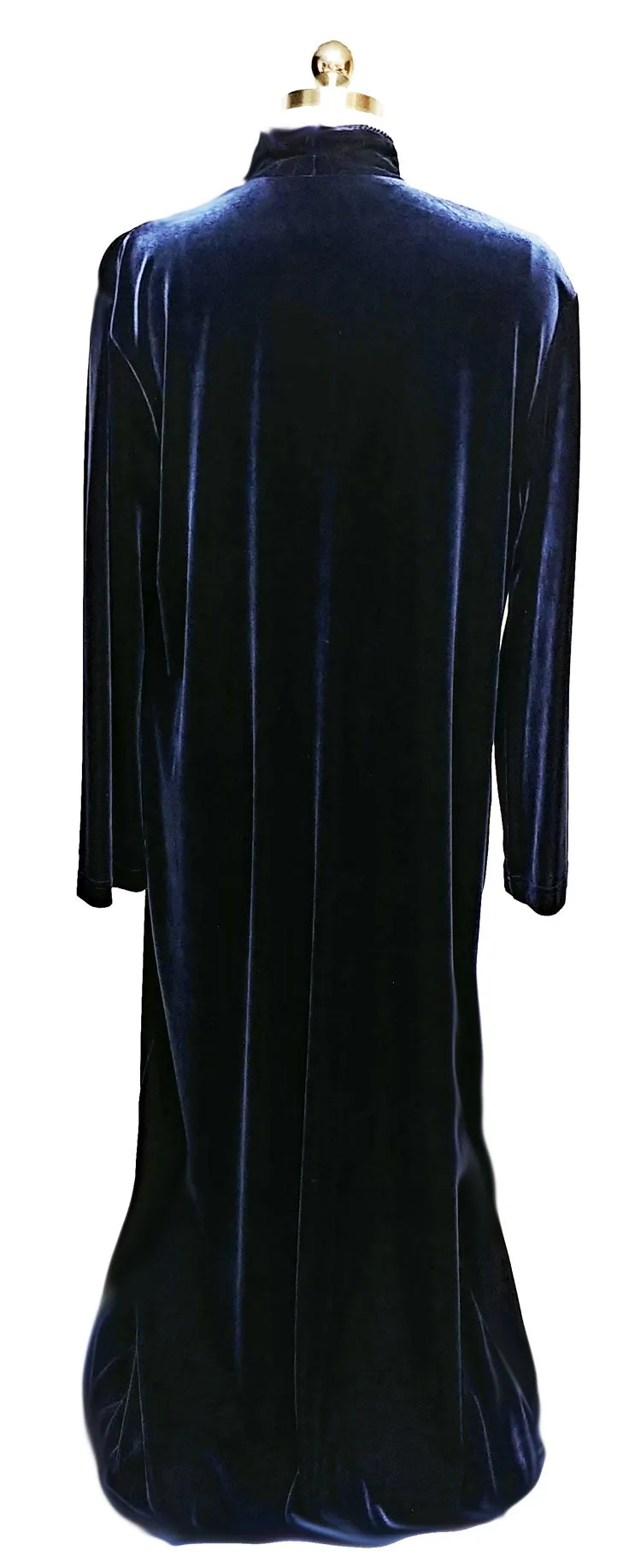 SOLD - NEW - DIAMOND TEA LUXURIOUS ZIP UP FRONT VELOUR ROBE IN MIDNIGHT NAVY - SIZE MEDIUM NEW - DIAMOND TEA LUXURIOUS ZIP UP FRONT VELOUR ROBE IN MIDNIGHT NAVY - SIZE MEDIUM - ONLY 1 IN STOCK