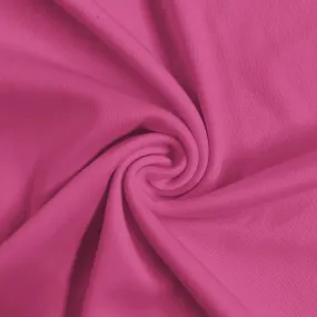 Solid Polyester Interlock Knit Fabric  / Magenta / Sold By The Yard