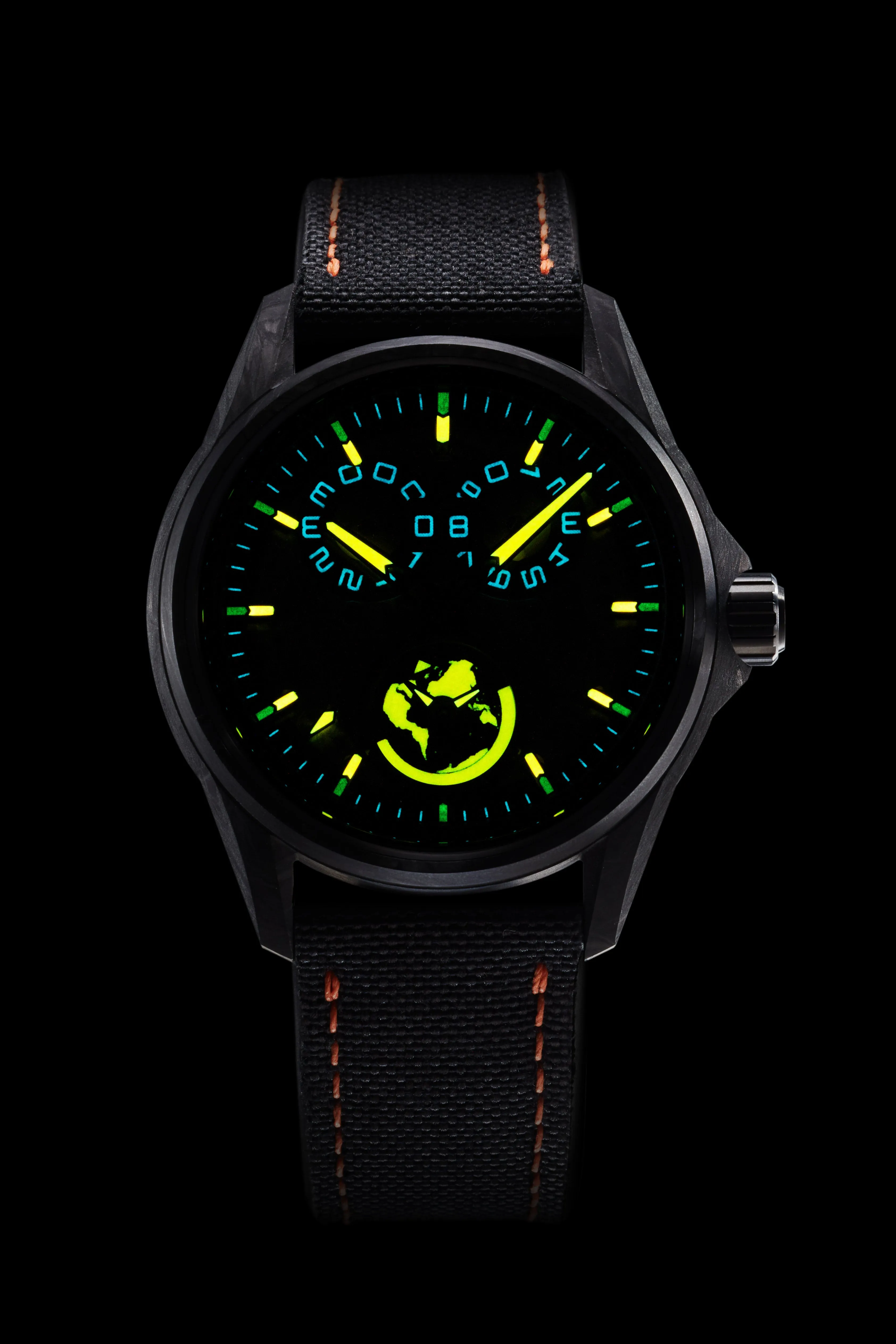 Spearfish Dual Time Carbon 'Supernova'