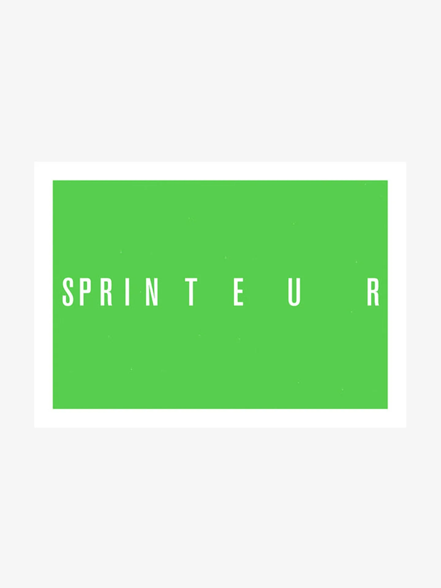 Sprinteur - Poster