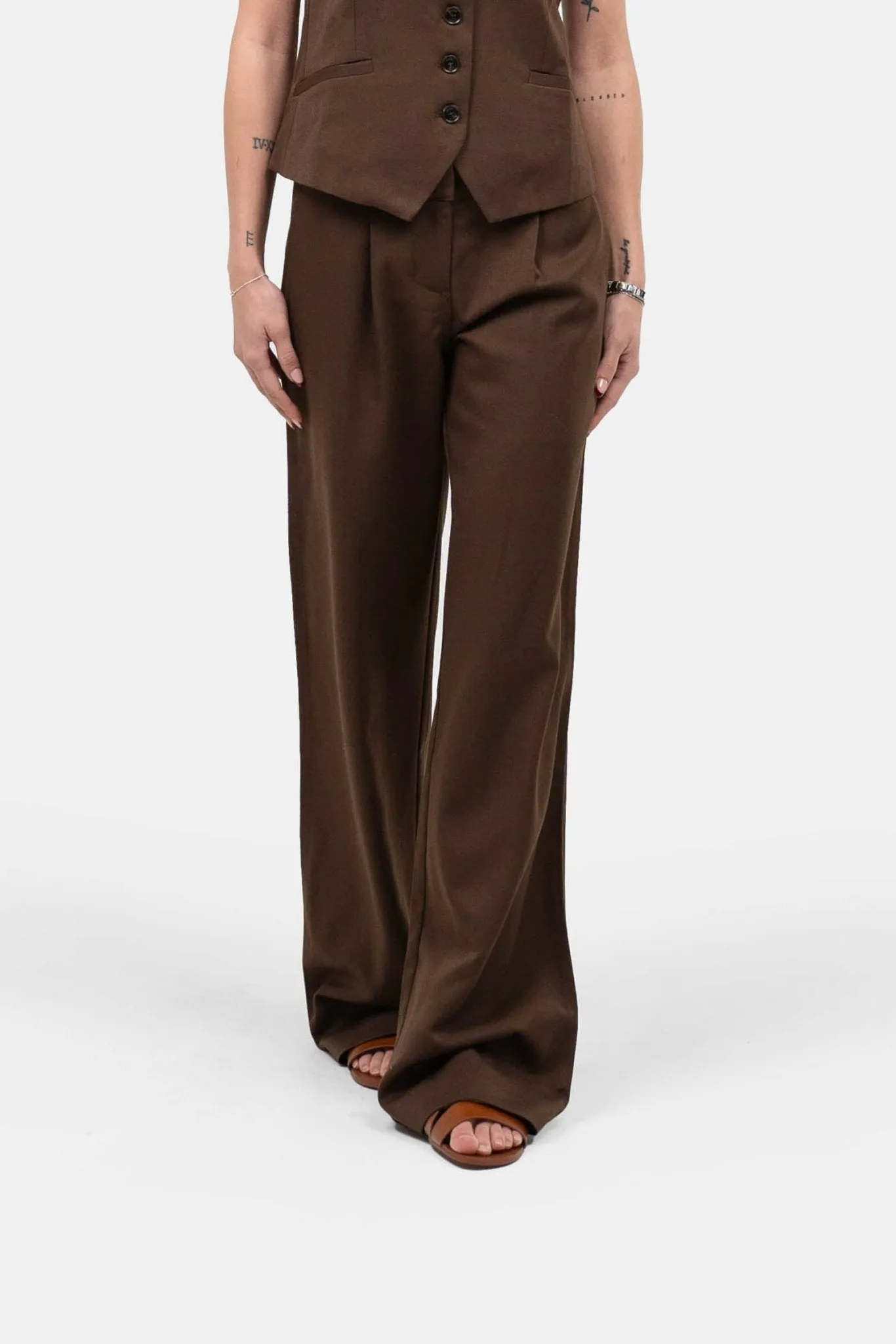 Suit Pants Brown