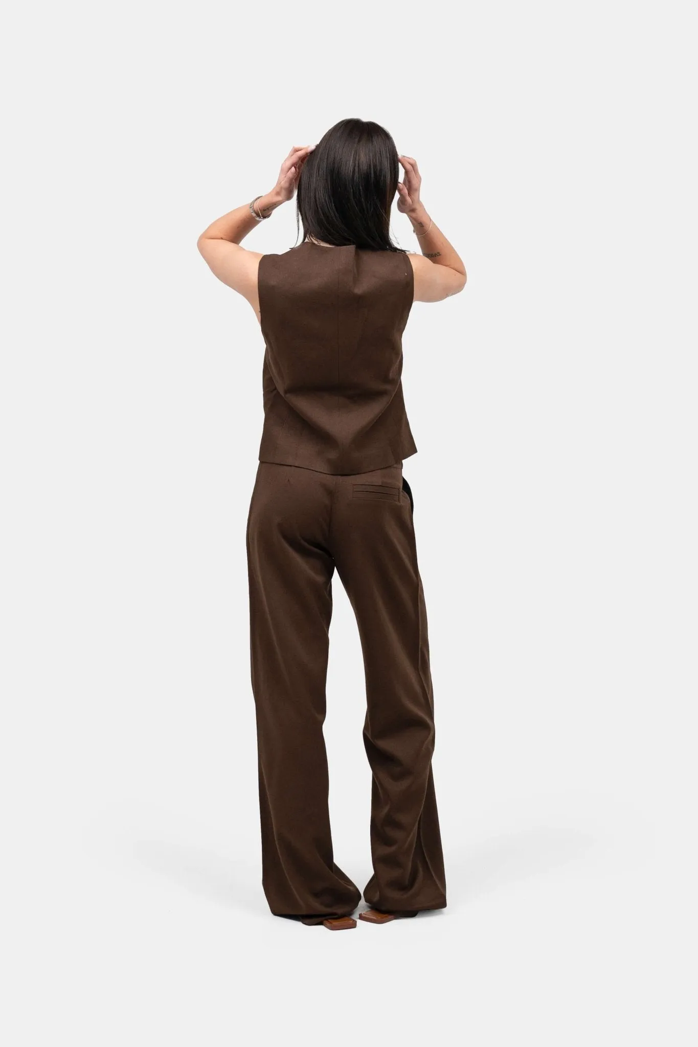 Suit Pants Brown