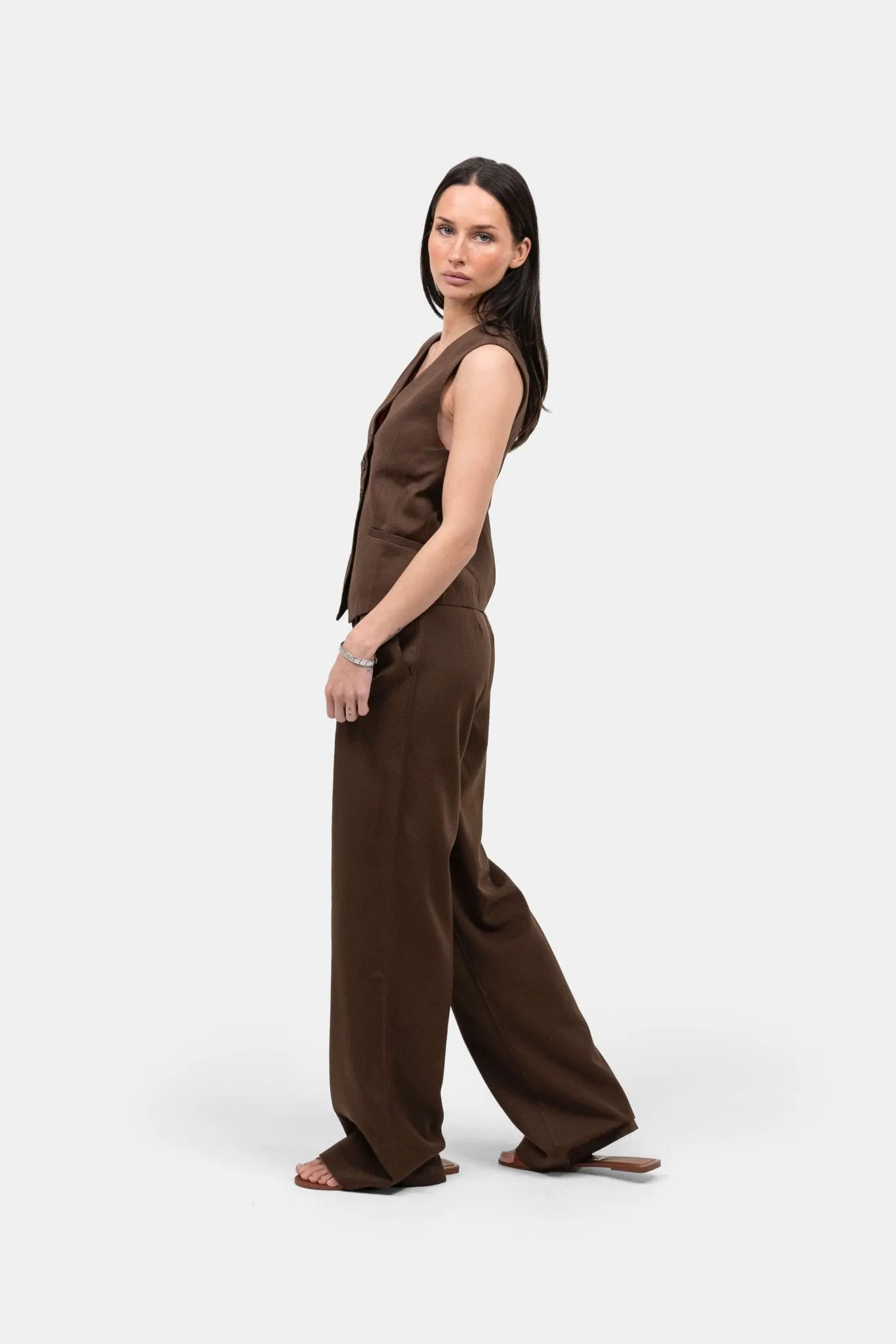 Suit Pants Brown