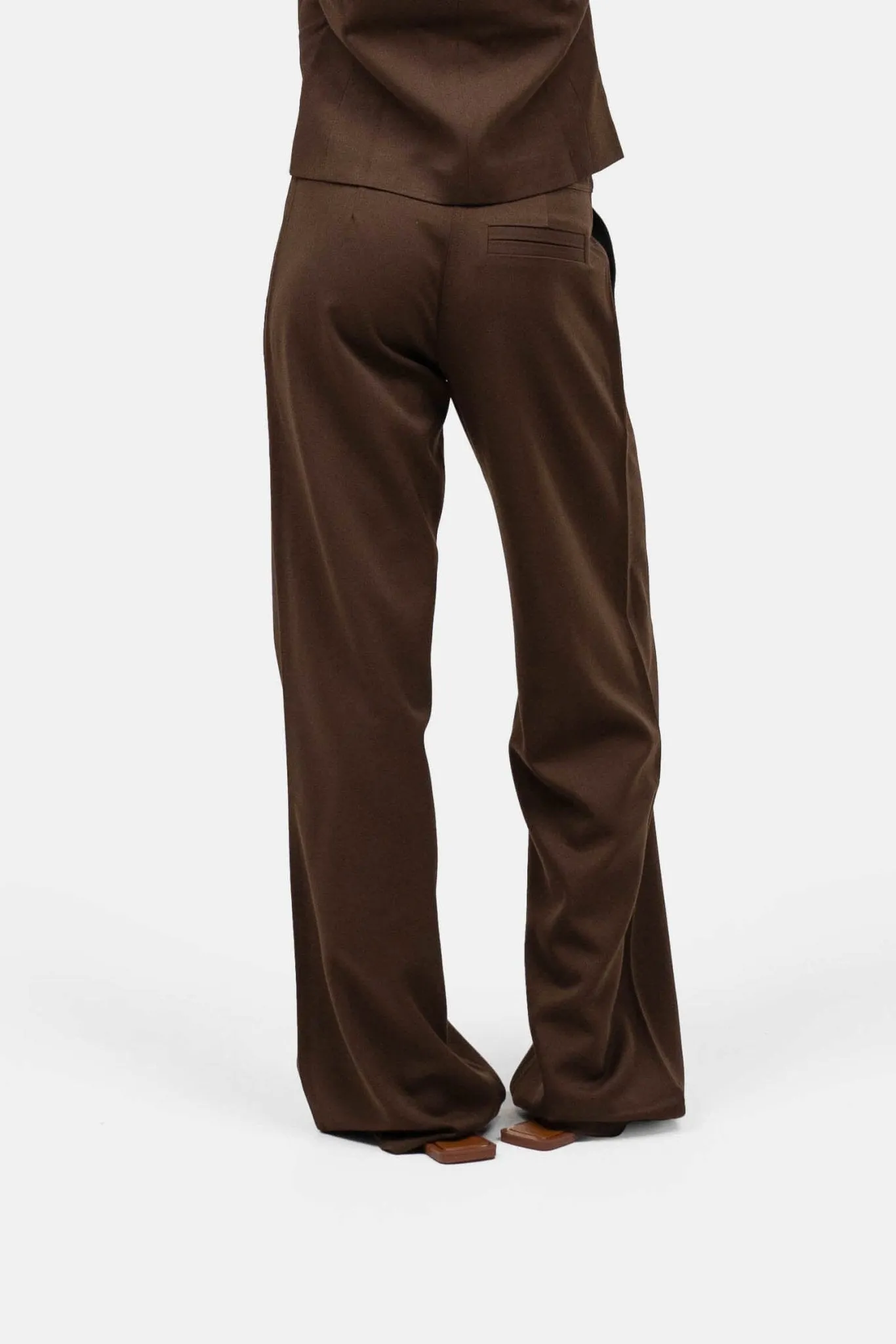 Suit Pants Brown