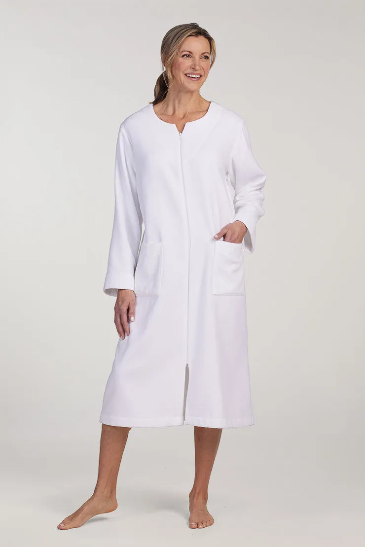 Terry Long Zip Robe