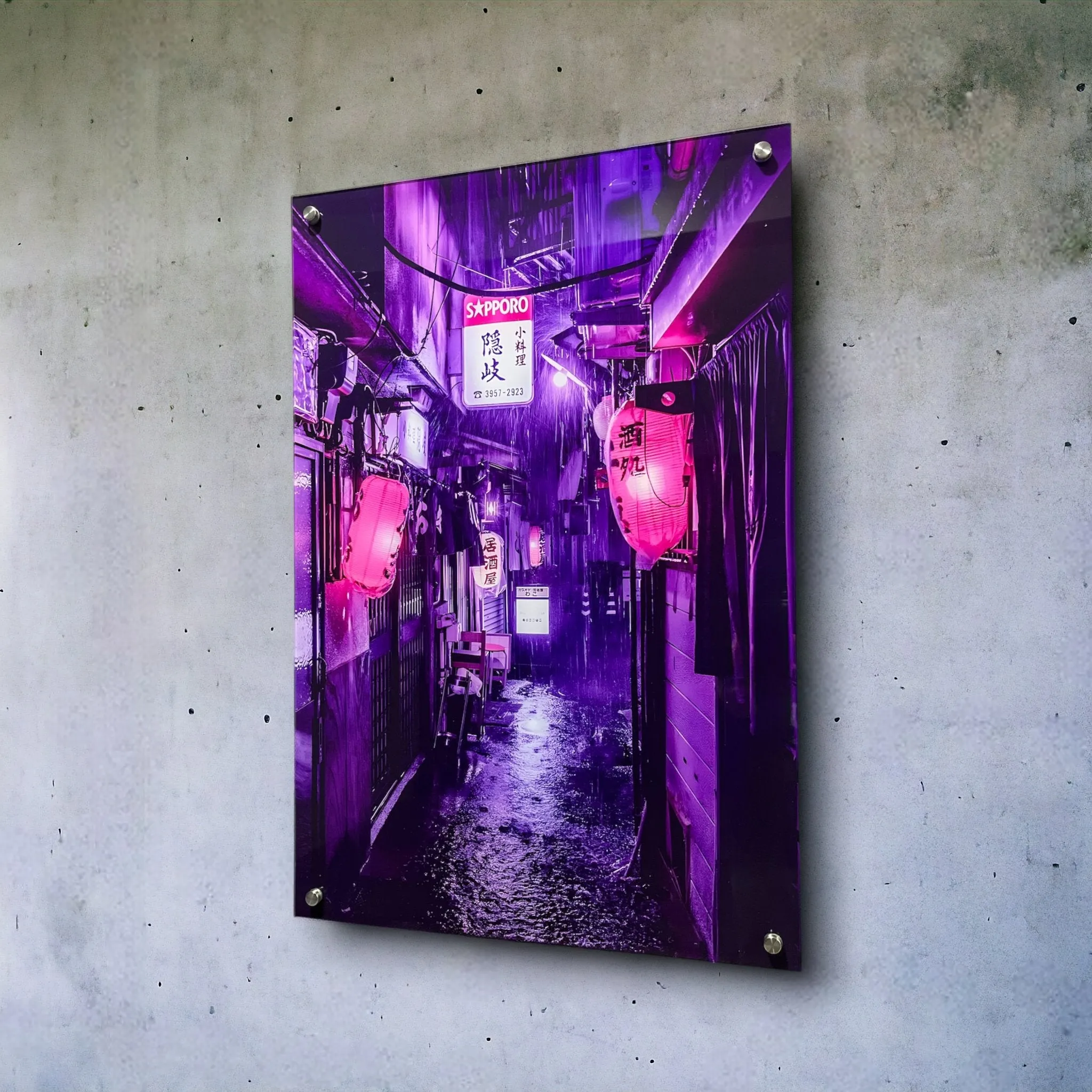 The Alley (Hokkaido, Japan) Acrylic Wall Art