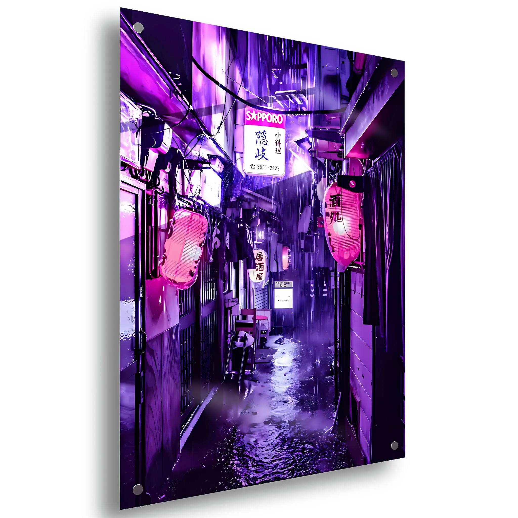 The Alley (Hokkaido, Japan) Acrylic Wall Art