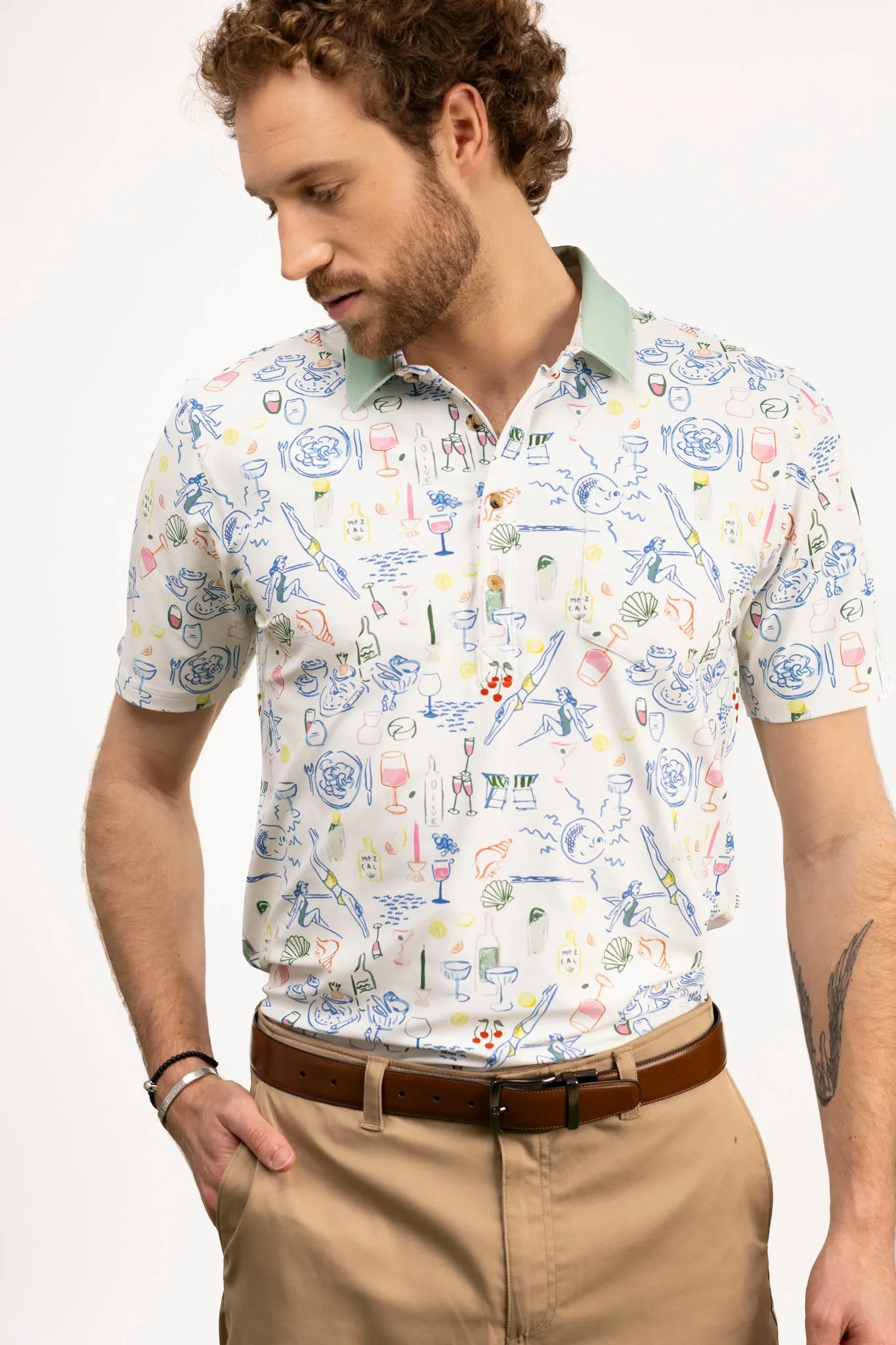 The Eastwood Polo - Rowdy Riviera Multi