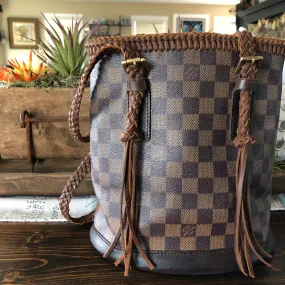 The Owl - Vintage Damier Ebene Bucket Bag