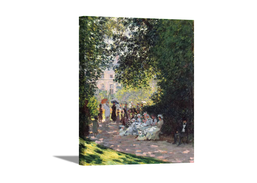 The Parc Monceau | Claude Monet Masters Classic Art in Gallery Wrapped Canvas | Various Sizes