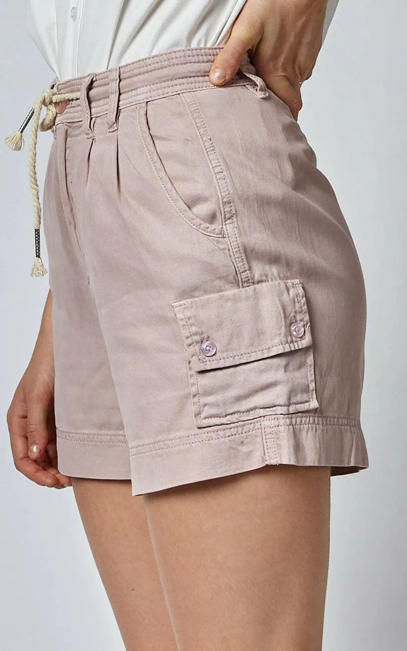 Tomcat Cargo Pink Tencel Shorts