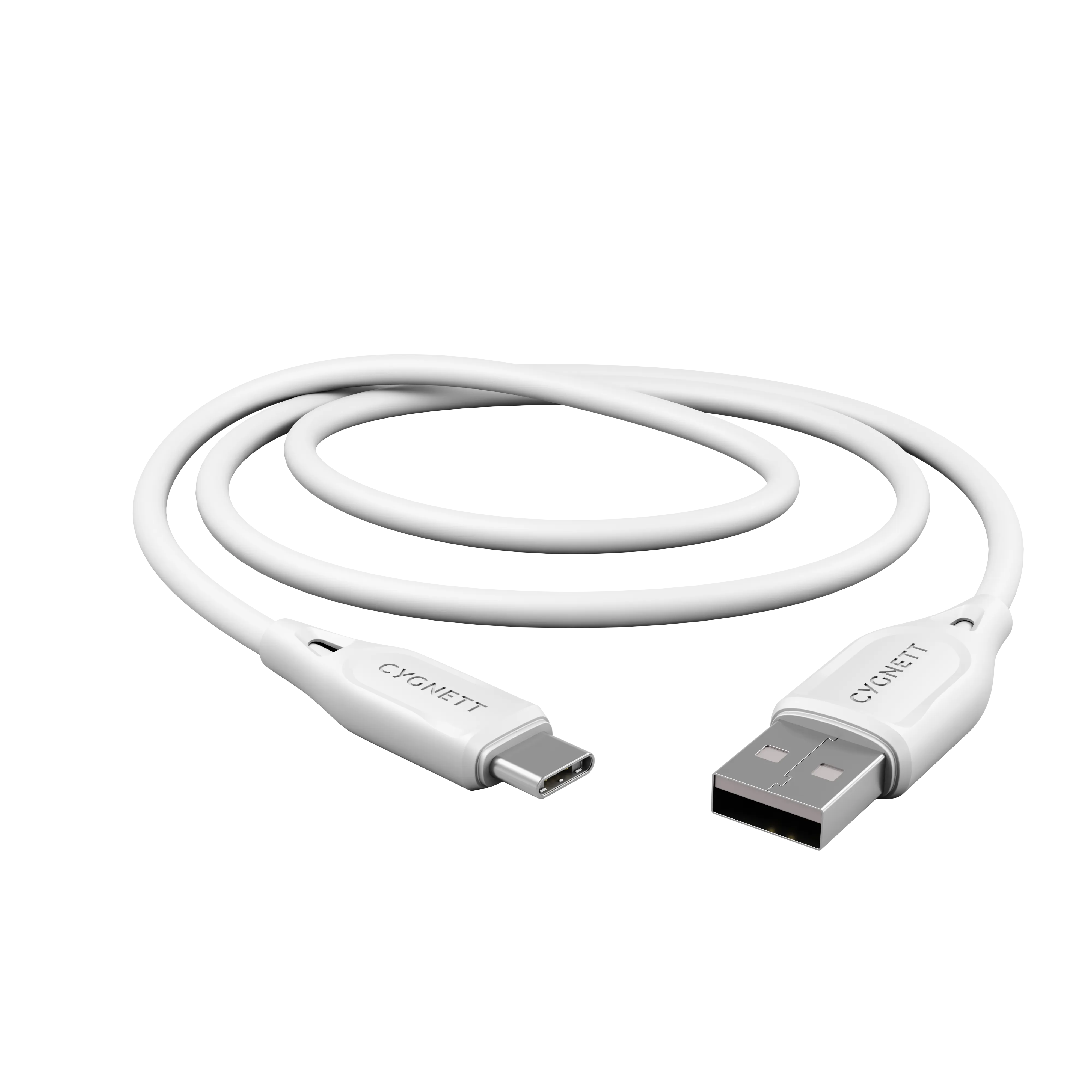 USB-C to USB-A (2.0) Cable 2m - White