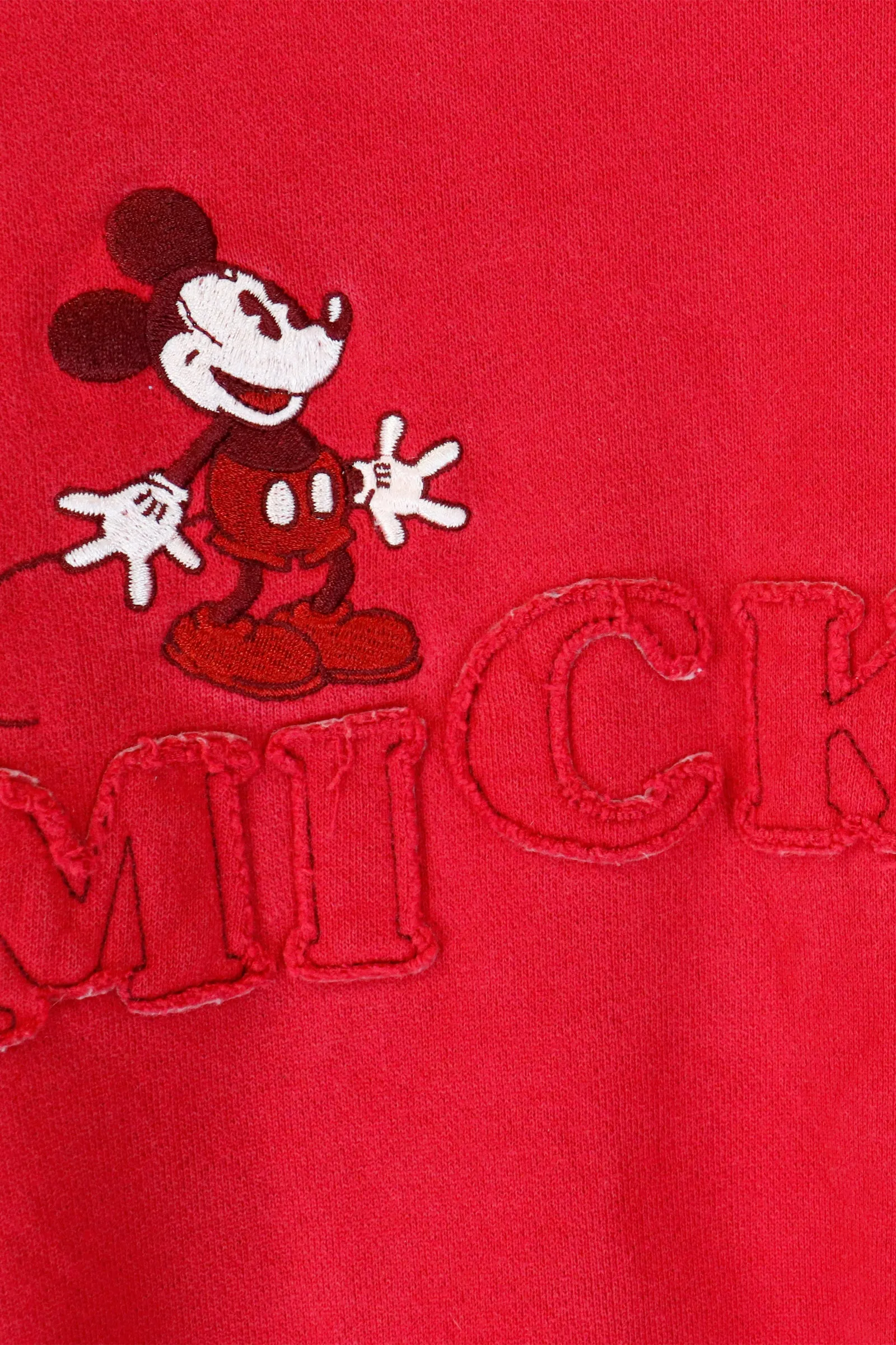 Vintage Disney Patched Mickey Disneyland Sweatshirt Sz XL