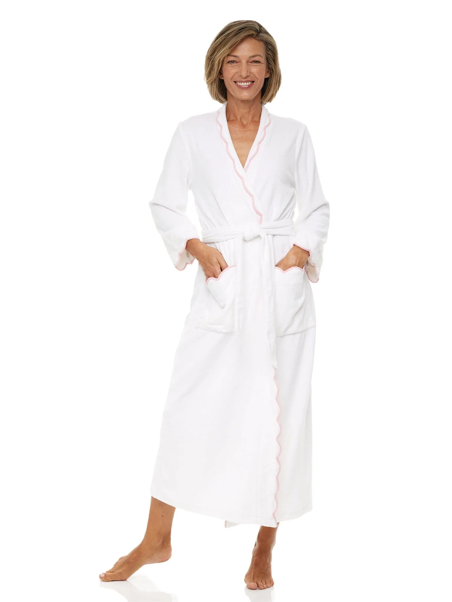 White French Terry Robe