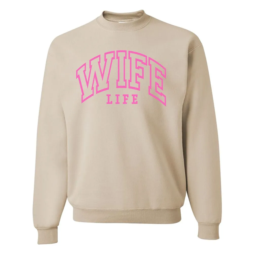 'Wife Life' Crewneck Sweatshirt