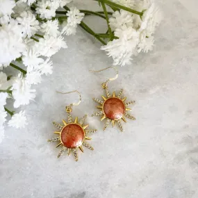 Wisteria London Solange Sunburst Earrings