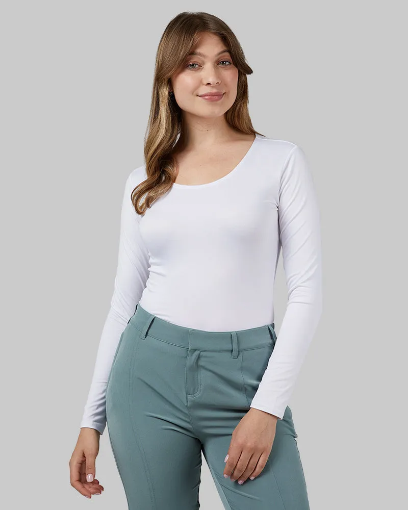 WOMEN'S LIGHTWEIGHT BASELAYER SCOOP TOP