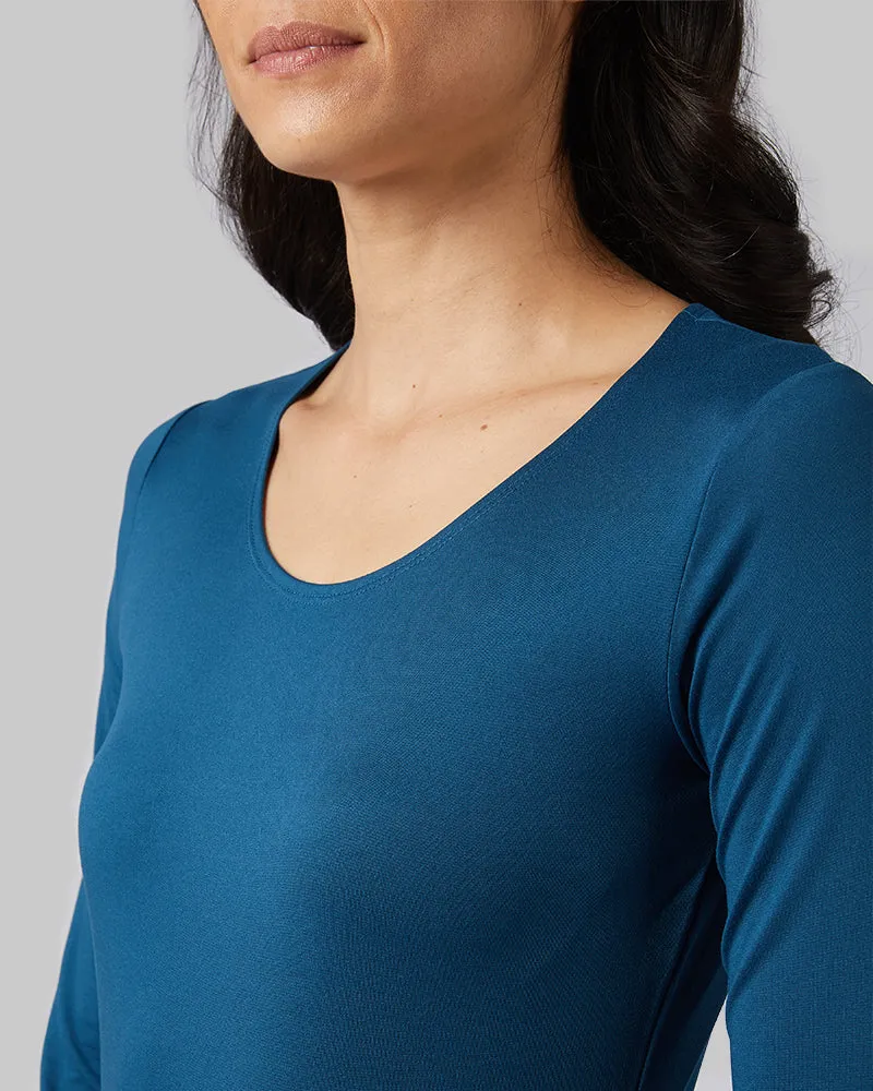 WOMEN'S LIGHTWEIGHT BASELAYER SCOOP TOP