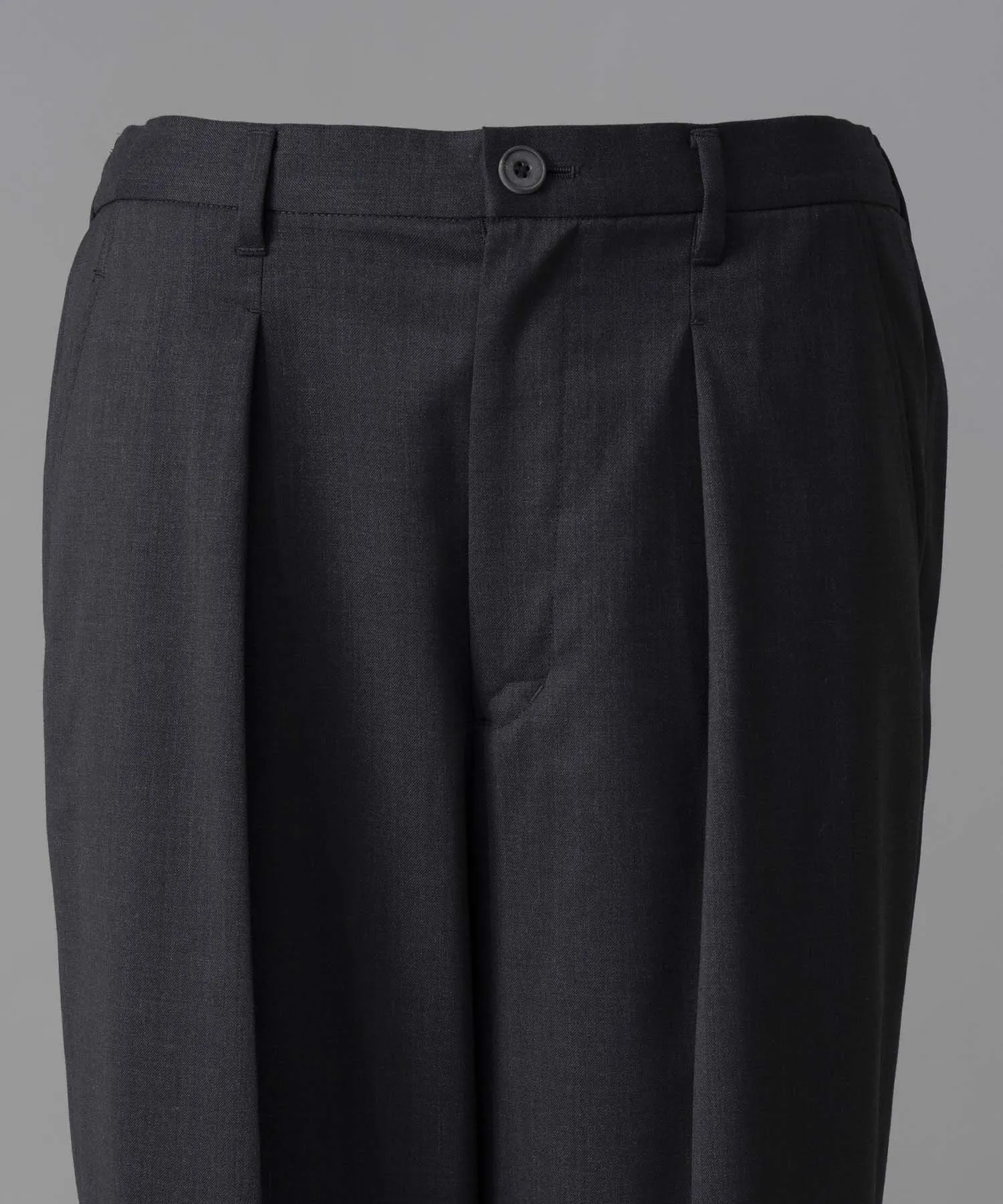 Wool Mix Prime Wide One-Tuck Wide Pants