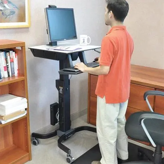 WorkFit-C, Single LD Sit-Stand Workstation